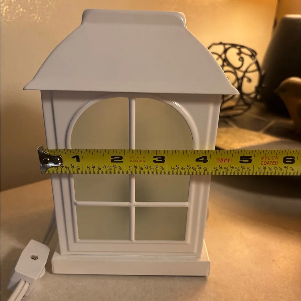 White Lantern Table Night Light Lamp